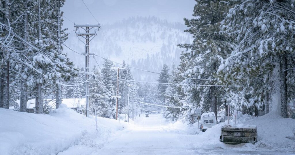 Rare Blizzard Warning For Mammoth And Tahoe