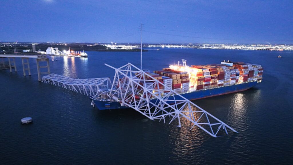 Baltimore's Main Bridge Collapsed After Being Hit By A Ship