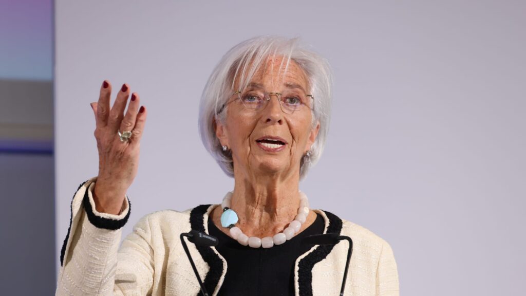 Ecb's Lagarde Points To June Rate Cut, Says Future Interest