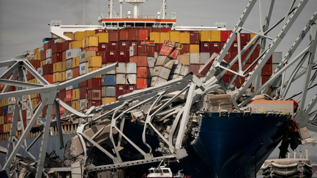 The Cargo Ship Underwent Engine Maintenance Prior To The Collision