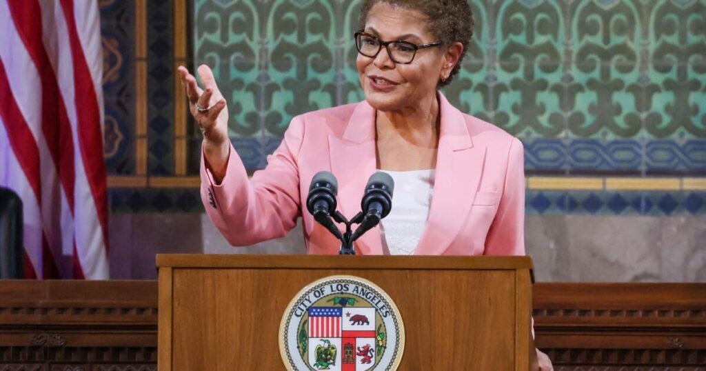 Mayor Karen Bass Is Urging Business And Philanthropic Leaders To