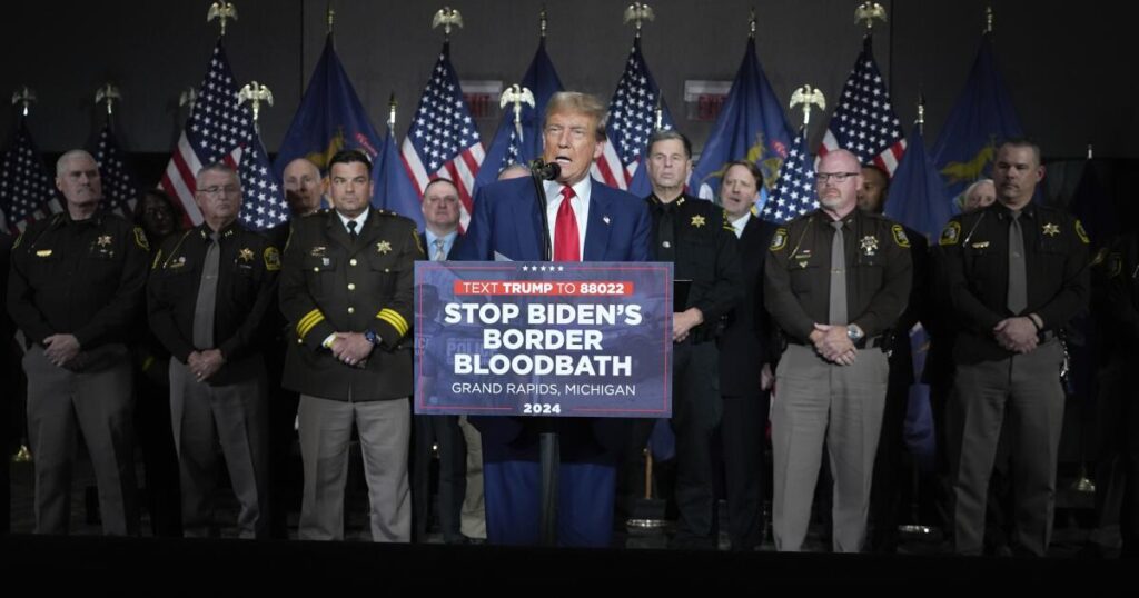 Trump Accuses Biden Of Causing A "bloodbath" At The Border