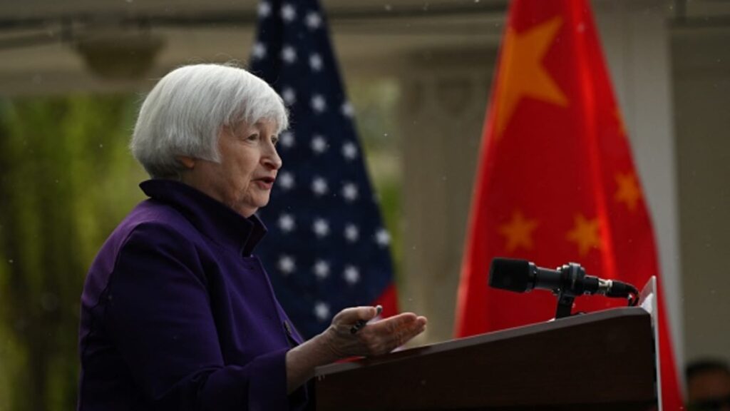 Yellen Says The Us Plans "underscore" The Need For China